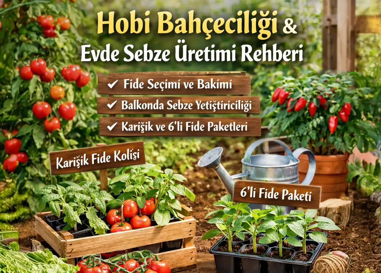 Hobi Bahçeciliği ve Evde Sebze Üretimi Rehberi